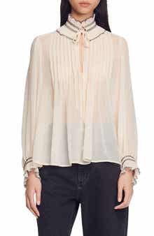 Jacinthe Split Neck Blouse