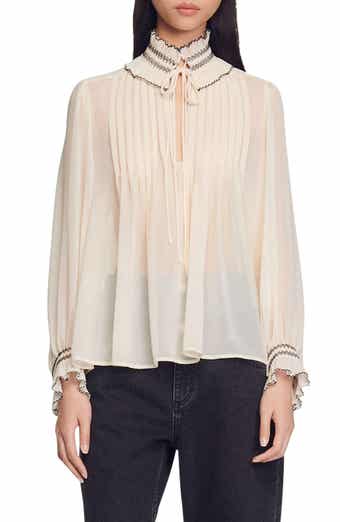 Jacinthe Split Neck Blouse
