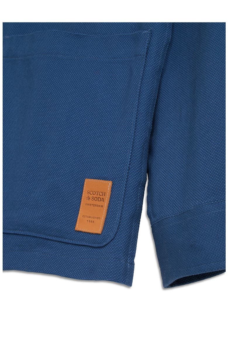 Textured Cotton Shirt Jacket, Alternate, color, INSIGNIA BLUE