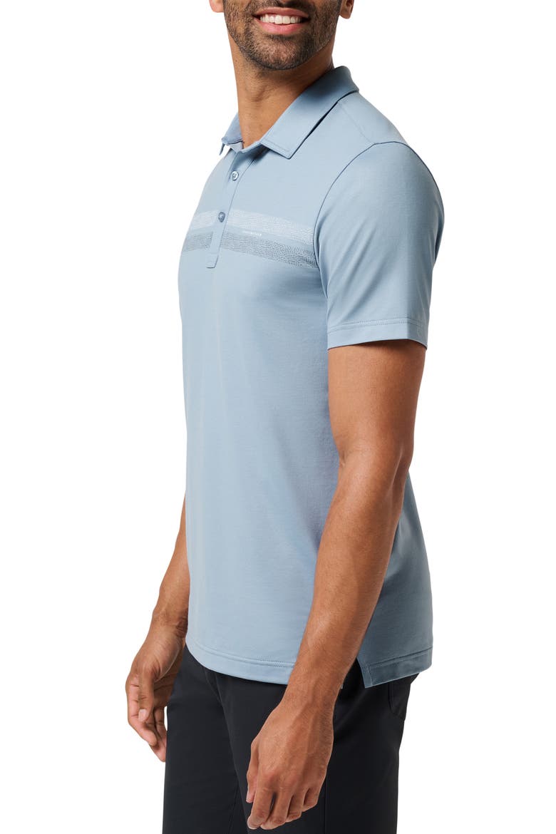 Featherweight Polo, Alternate, color, ASH BLUE