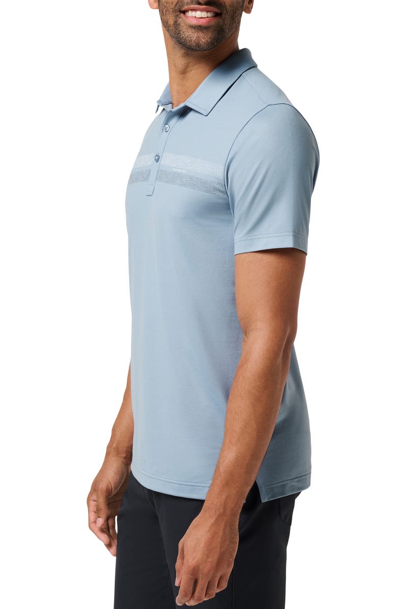 TravisMathew Featherweight Polo, Alternate, color, Ash Blue