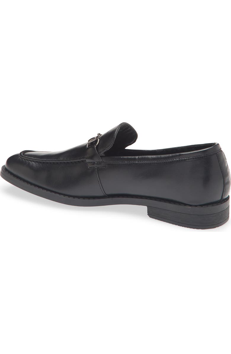 GEOFFREY BEENE Faux Leather Loafer, Alternate, color, Black