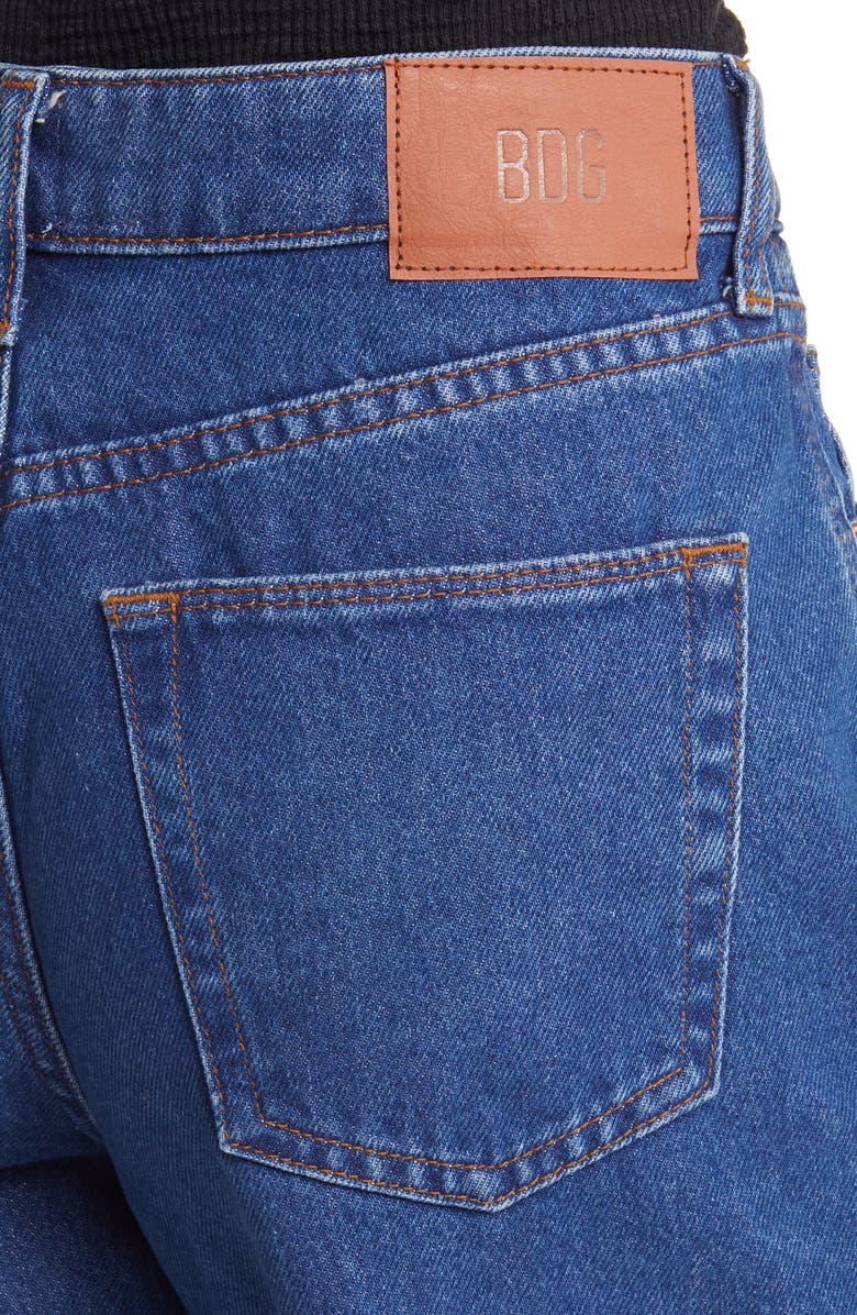 BDG Urban Outfitters Blue Puddle '70s Wide Leg Jeans, Alternate, color, 