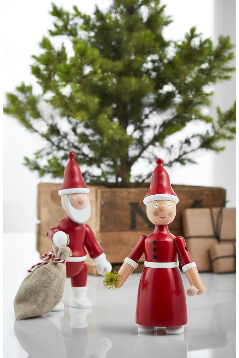 Kay Bojesen Santa Clara / Mrs. Santa, Alternate, color, Red/White