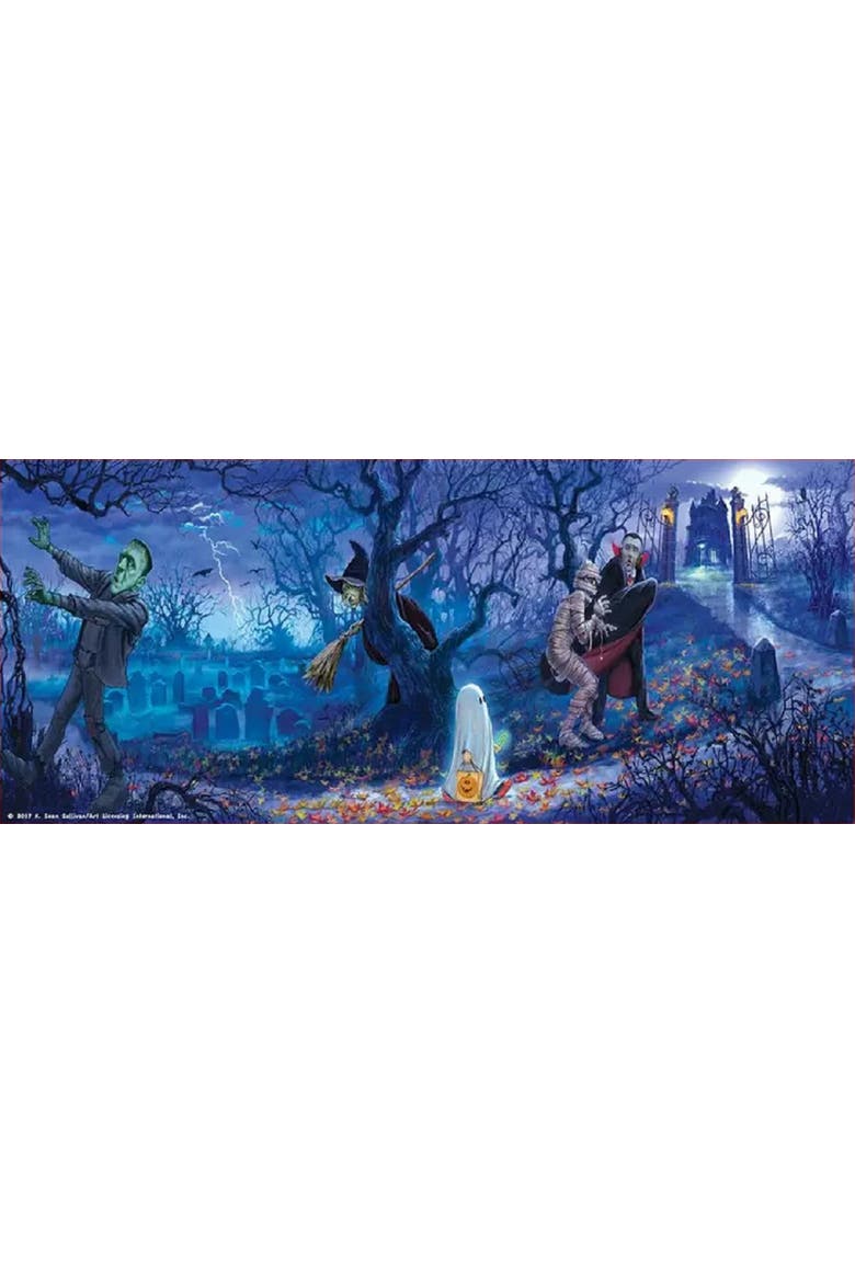 Halloween Scene 500 piece Jigsaw Puzzle for Adults, Alternate, color, Multicolor