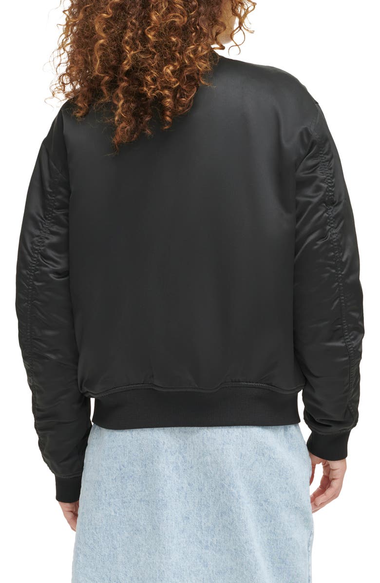 Levi's Oversize Bomber Jacket, Alternate, color, Black