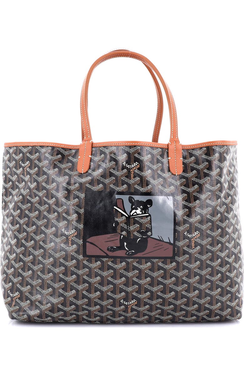 Pre-Owned Goyard Saint Louis Tote Printed Coated Canvas PM, Main, color,