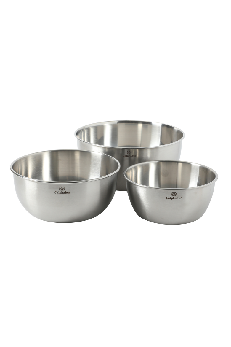 Astro 3 Piece Stainless Steel Mixing Bowl set, Main, color, Silver