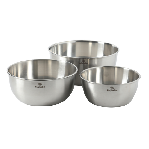 Astro 3 Piece Stainless Steel Mixing Bowl set