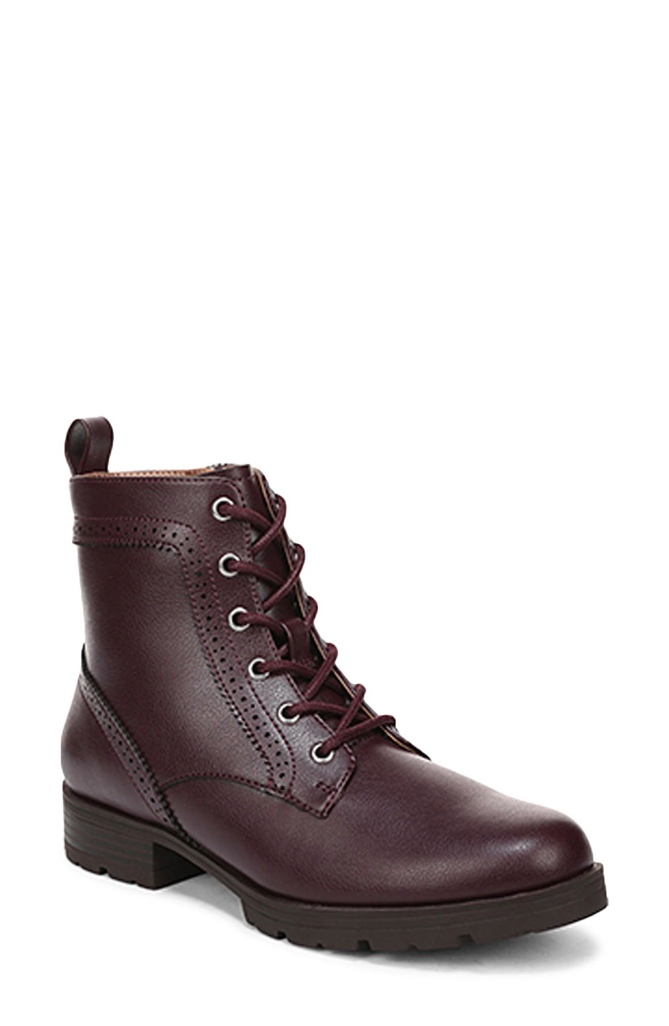 Lena Combat Boot, Main, color, CHOC PLUM