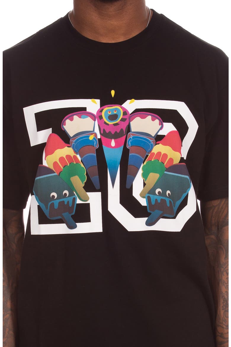 Friends Cotton Graphic T-Shirt, Alternate, color, BLACK