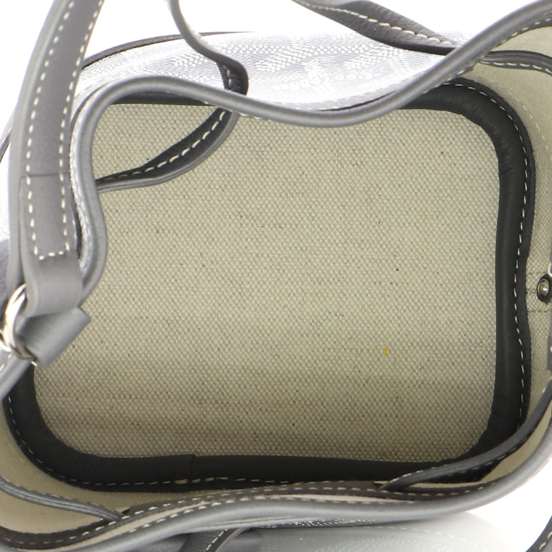 Petit Flot Bucket Bag Coated Canvas Mini, Alternate, color, Grey