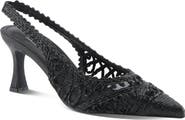 AZURA BY SPRING STEP Occitania Slingback Pointed Cap Toe Pump