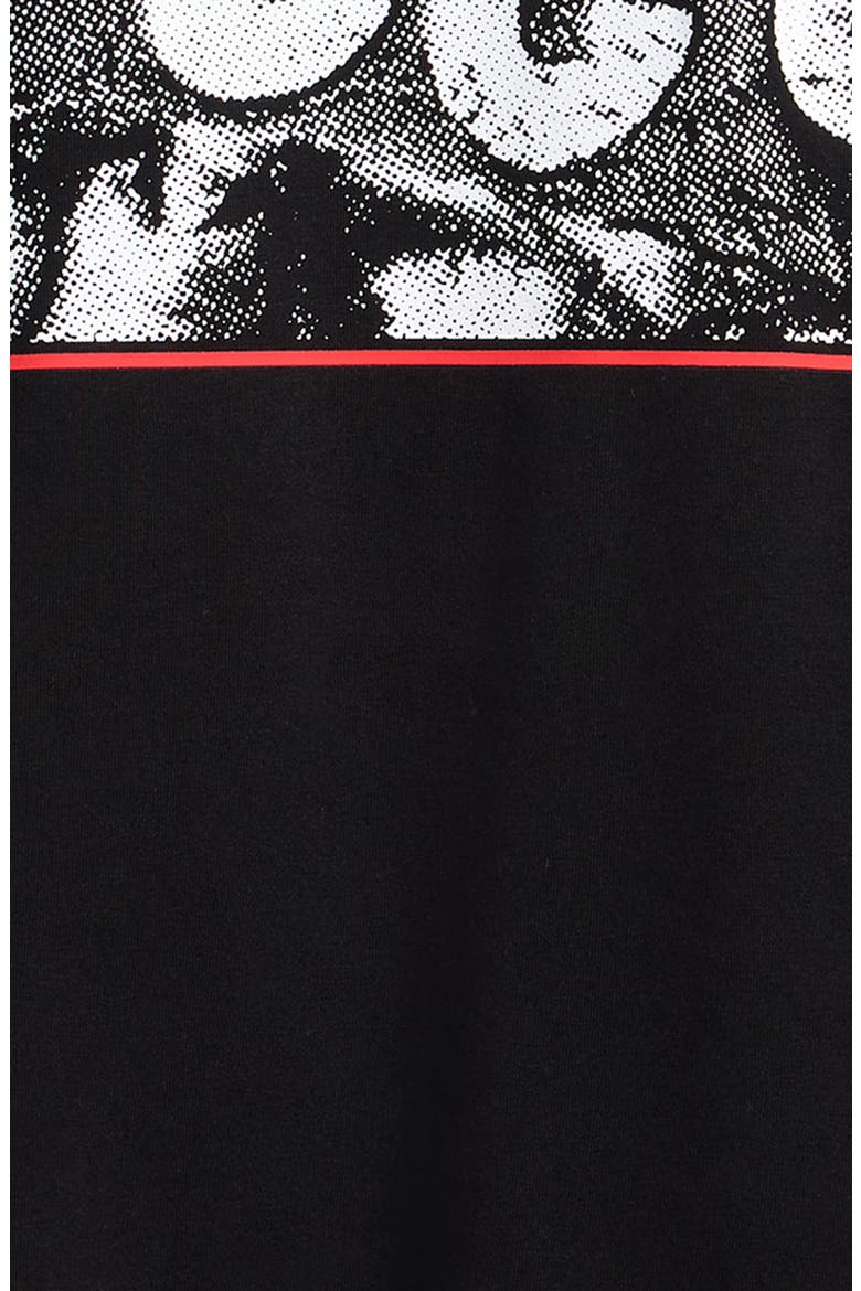 Kids' Dri Fit Cotton Blend Graphic T-Shirt, Alternate, color, BLACK
