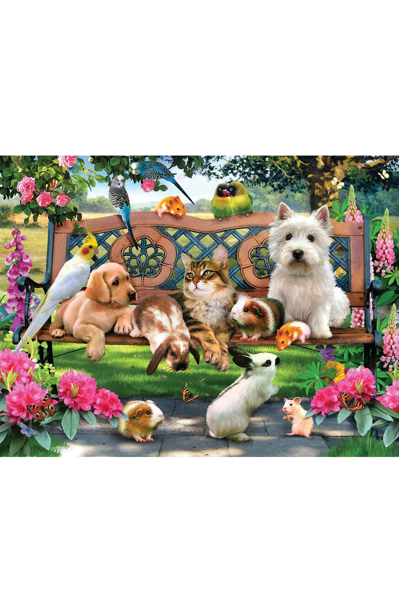 Sunsout Pets in the Park 300 piece Jigsaw Puzzle for Adults, Alternate, color, Multicolor