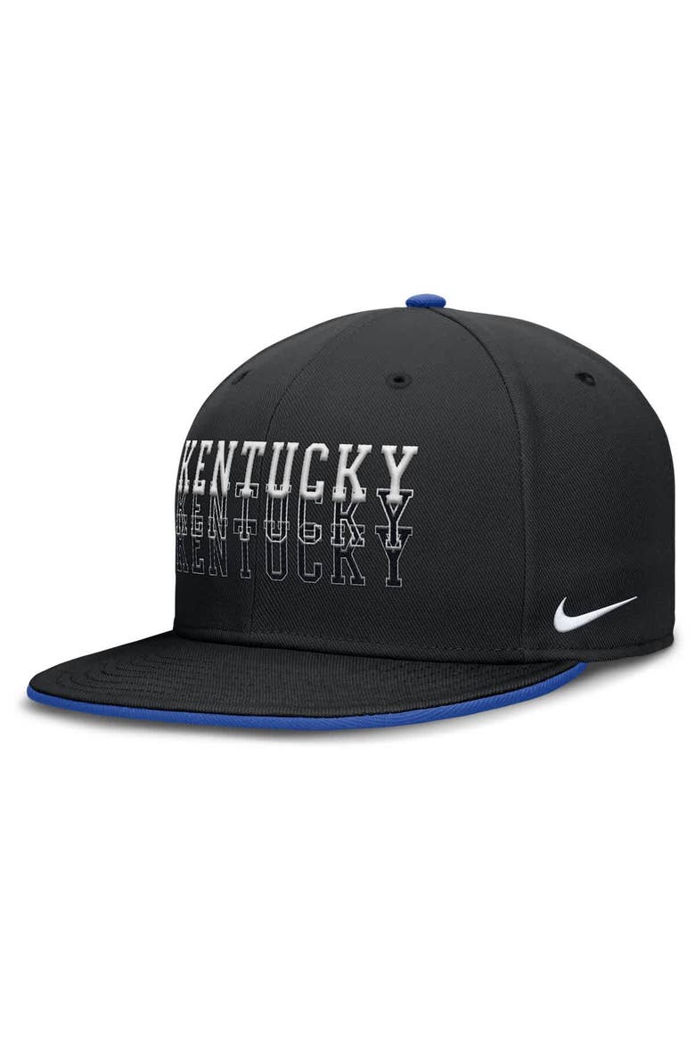 Men's Nike  Black Kentucky Wildcats True Primetime Performance Fitted Hat, Alternate, color, Black