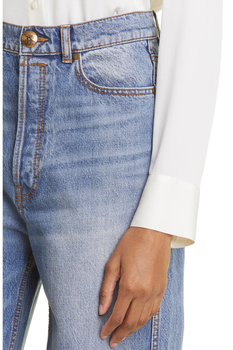 Luminosity Straight Leg Jeans, Alternate, color, BRINY BLUE