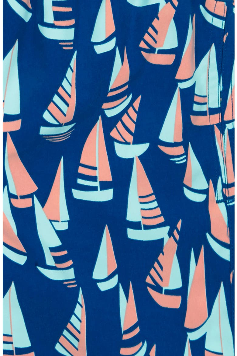 Kids' Boat Swim Trunks, Alternate, color, BLUE