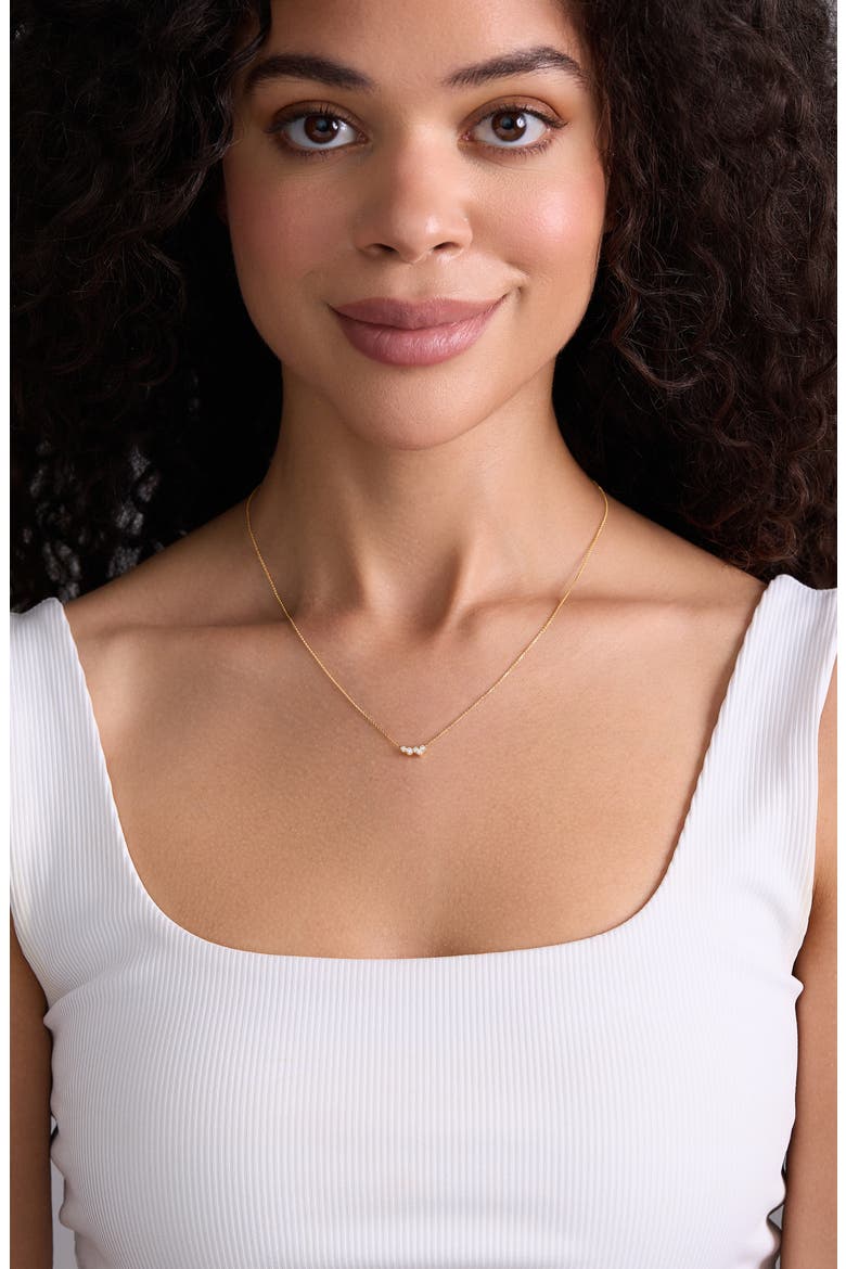 18K Gold Monaco Diamond Bezel Pendant Necklace, Alternate, color, 18K YELLOW GOLD/ DIAMOND