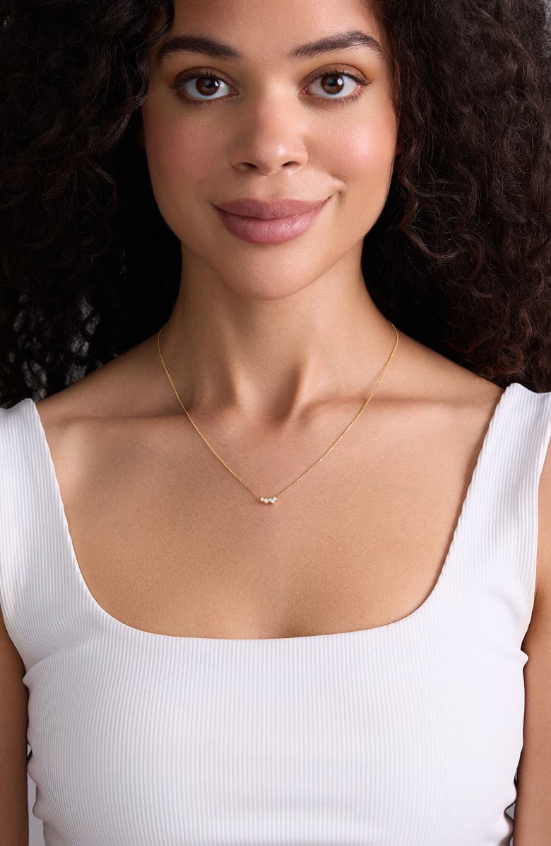 Bony Levy 18K Gold Monaco Diamond Bezel Pendant Necklace, Alternate, color, 