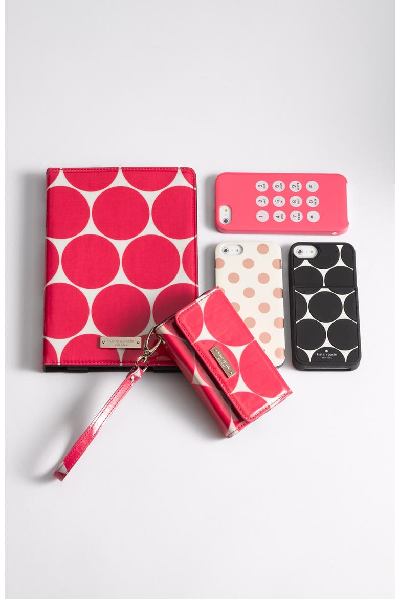 'le pavillion' iPhone 5 & 5S case, Alternate, color, CLOTTED CREAM/ ROSE GOLD