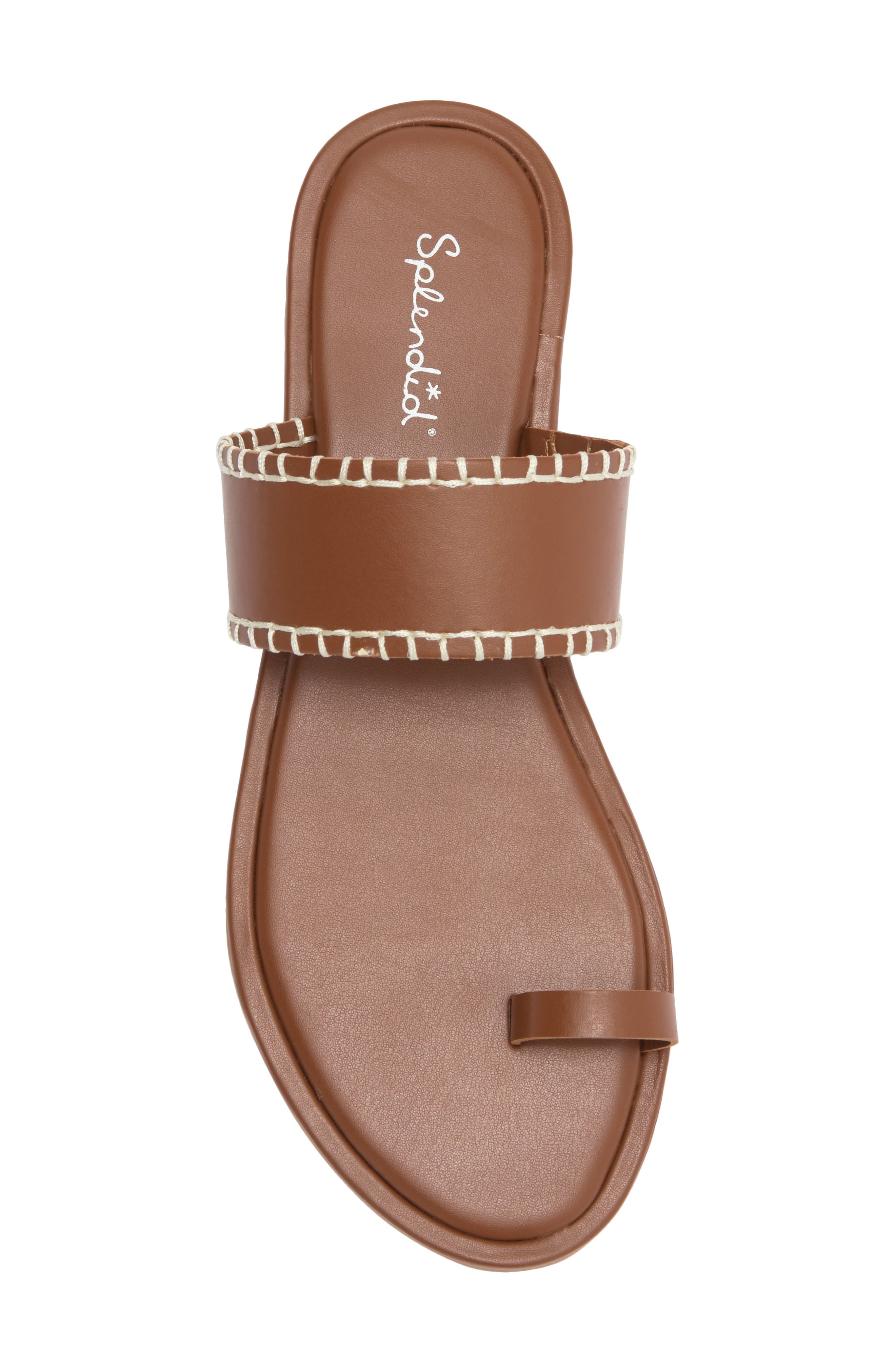 Splendid Yuna Toe Loop Sandal, Alternate, color, Cognac