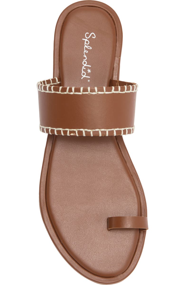 Splendid Yuna Toe Loop Sandal, Alternate, color, Cognac
