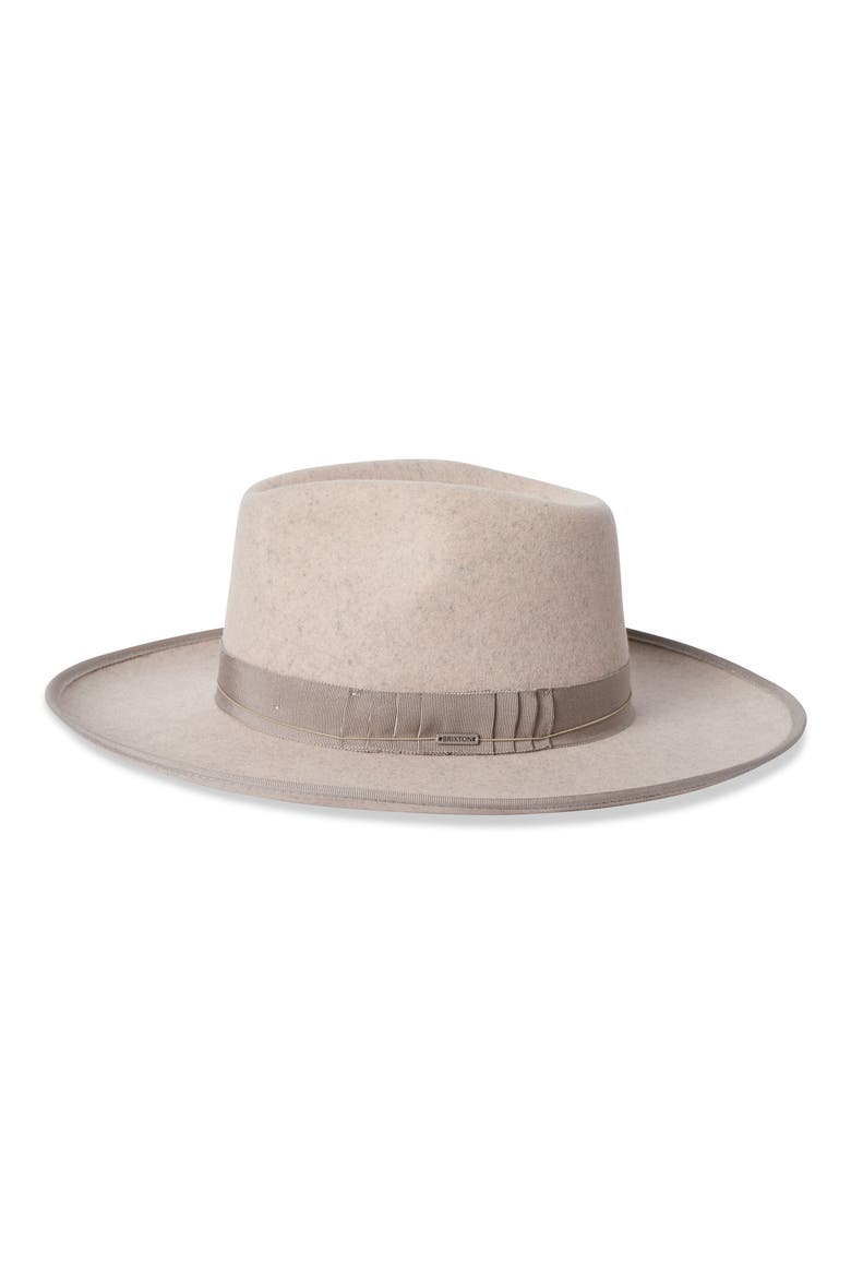 Reno Felted Wool Fedora, Alternate, color, OATMEAL