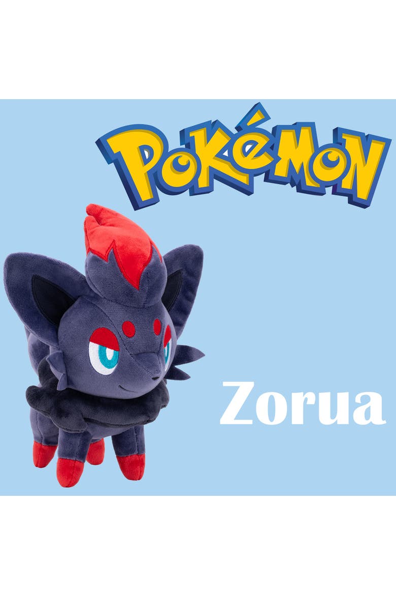 8 Inch Zorua Plush, Alternate, color, Multicolored