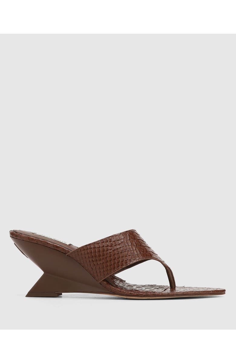 Naked Wolfe Stampede Off White Snake, Main, color, Brown