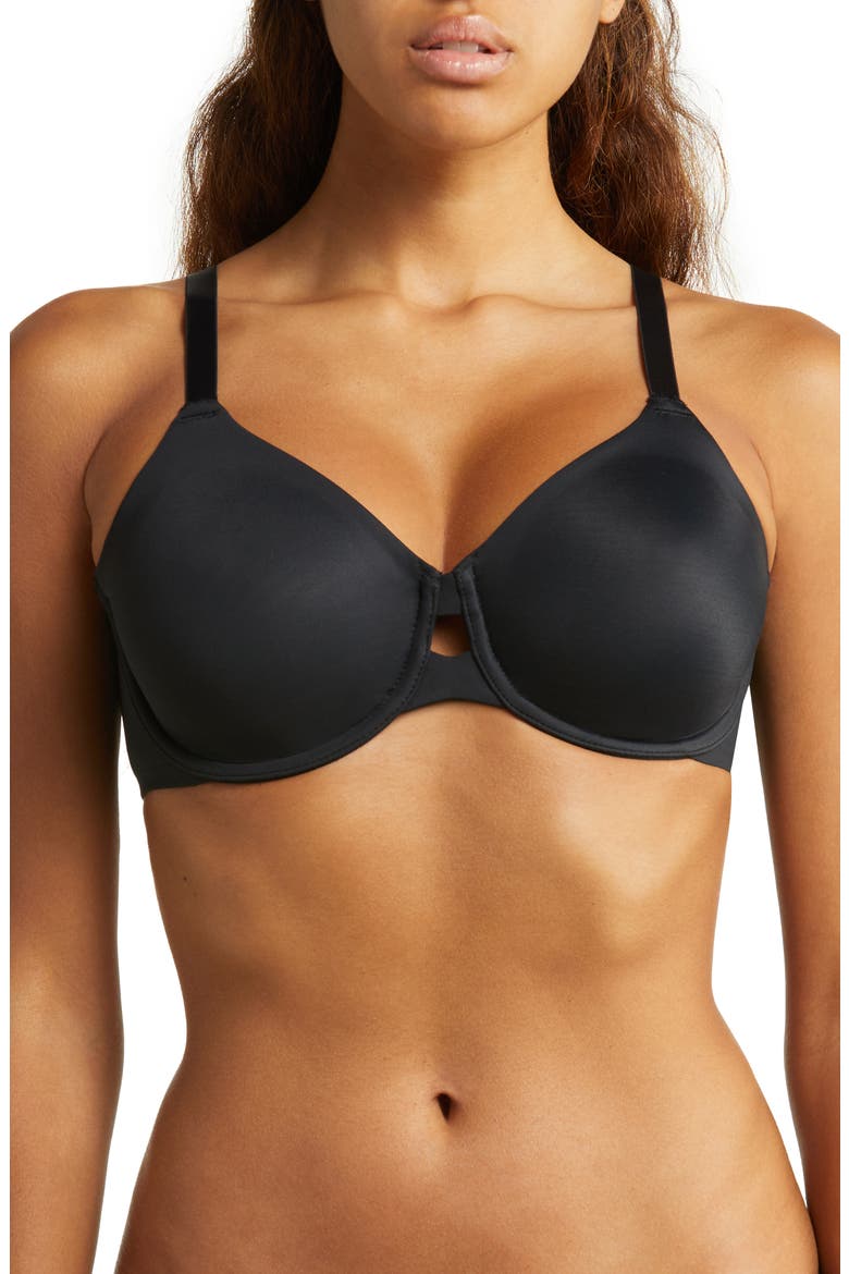 Superbly Smooth Underwire Bra, Main, color, BLACK