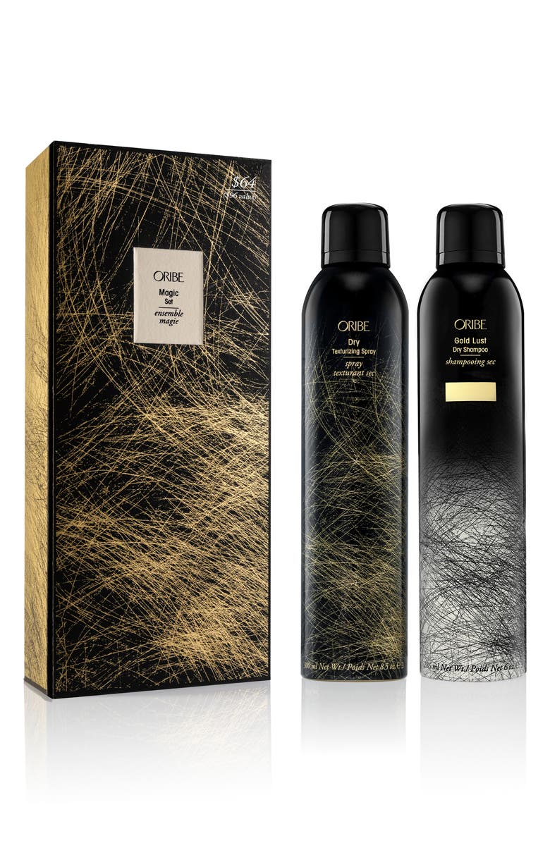 Oribe Full Size Gold Lust Dry Shampoo & Dry Texturizing Spray Set, Main, color,