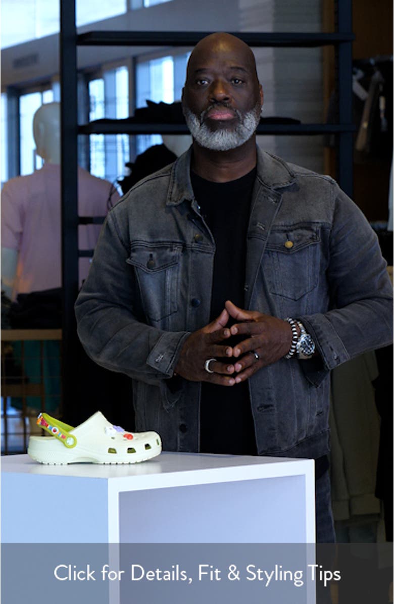 Kids' Classic Friendship Bracelet Clog with Jibbitz<sup>™</sup> Shoe Charms, sales video thumbnail