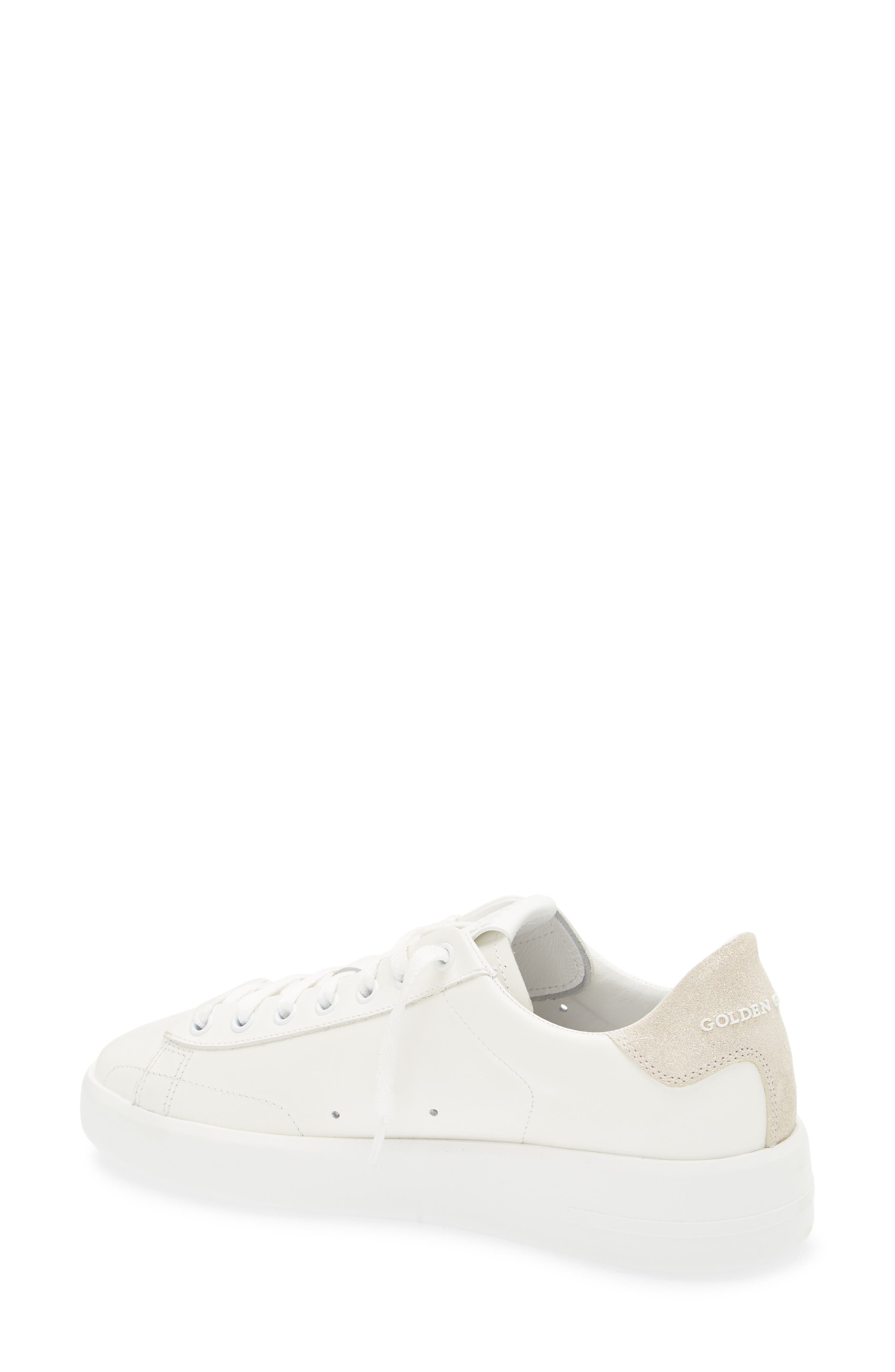 Golden Goose Purestar Low Top Sneaker, Alternate, color, White/ Platinum