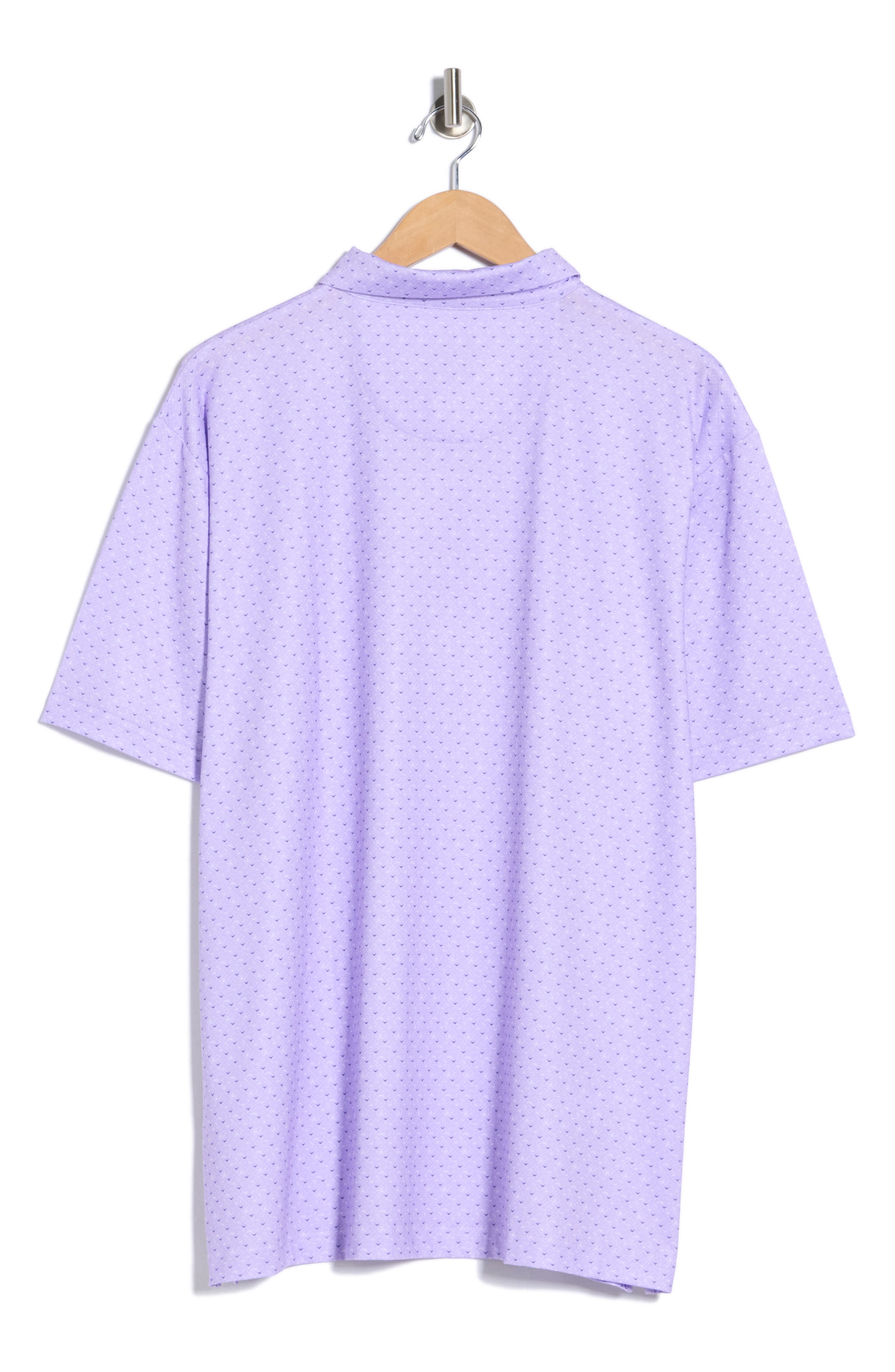 Chevron Print Twill Polo - image 4