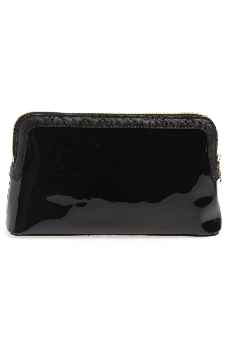 Ted Baker London 'Large Bow - Madlynn' Cosmetics Case, Alternate, color, 