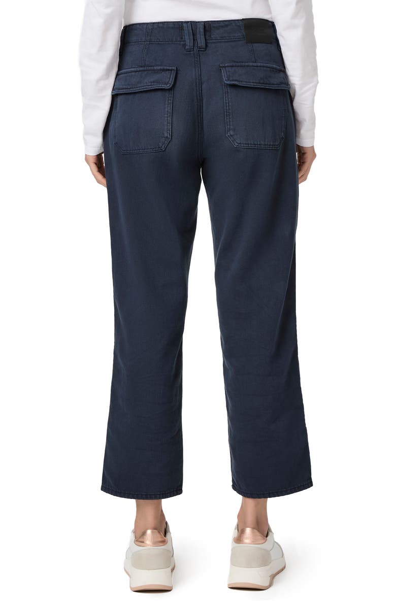 PAIGE Kirby Crop Flare Jeans, Alternate, color, Vintage Navy Seascape