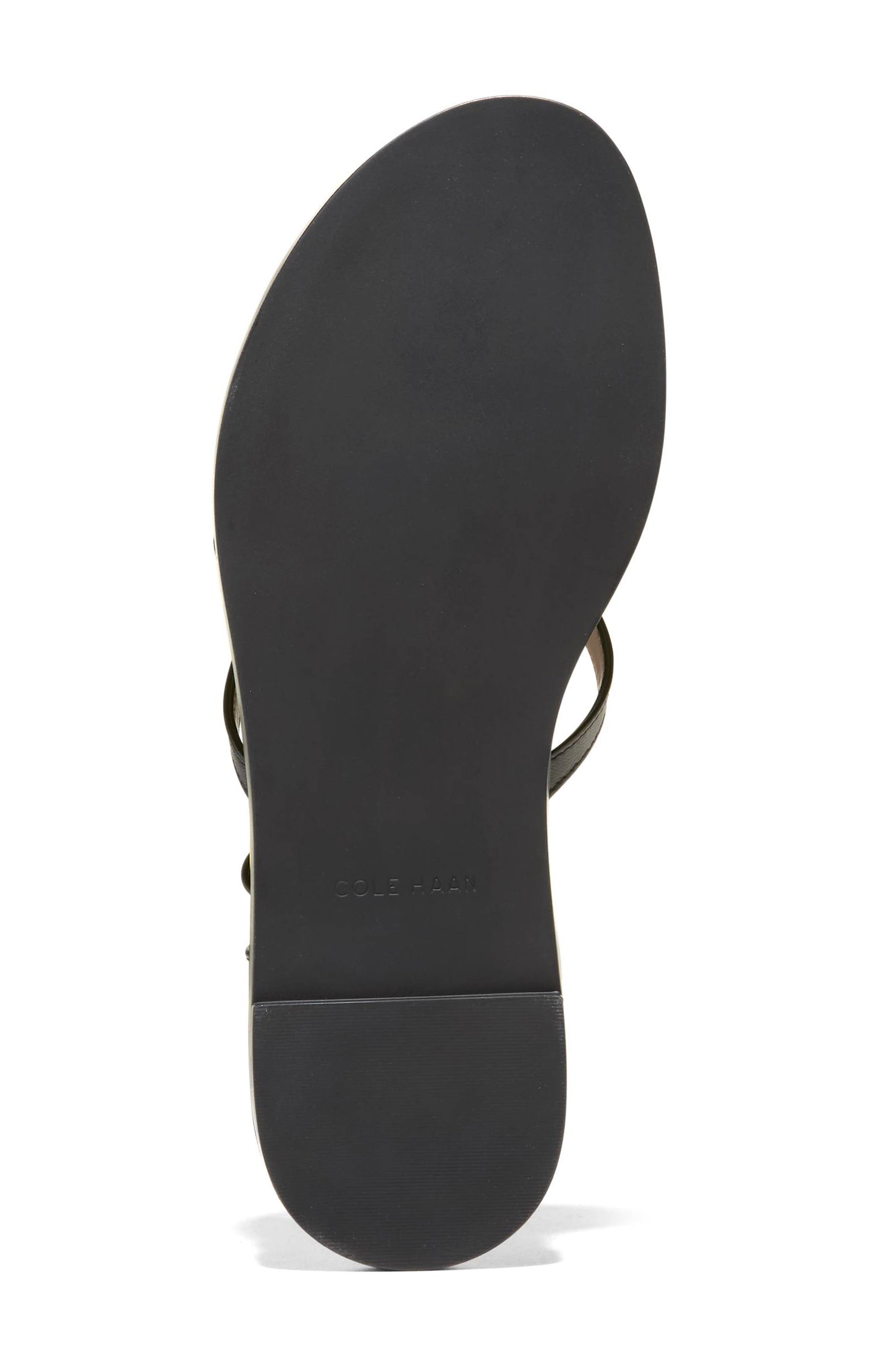 Cole Haan Flynn Strappy Sandal, Alternate, color, Black Leather