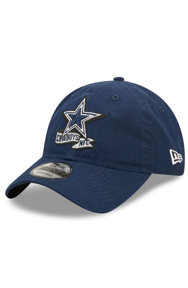 New Era Men's New Era Navy Dallas Cowboys 2022 Sideline 9TWENTY Adjustable Hat, Alternate, color, 