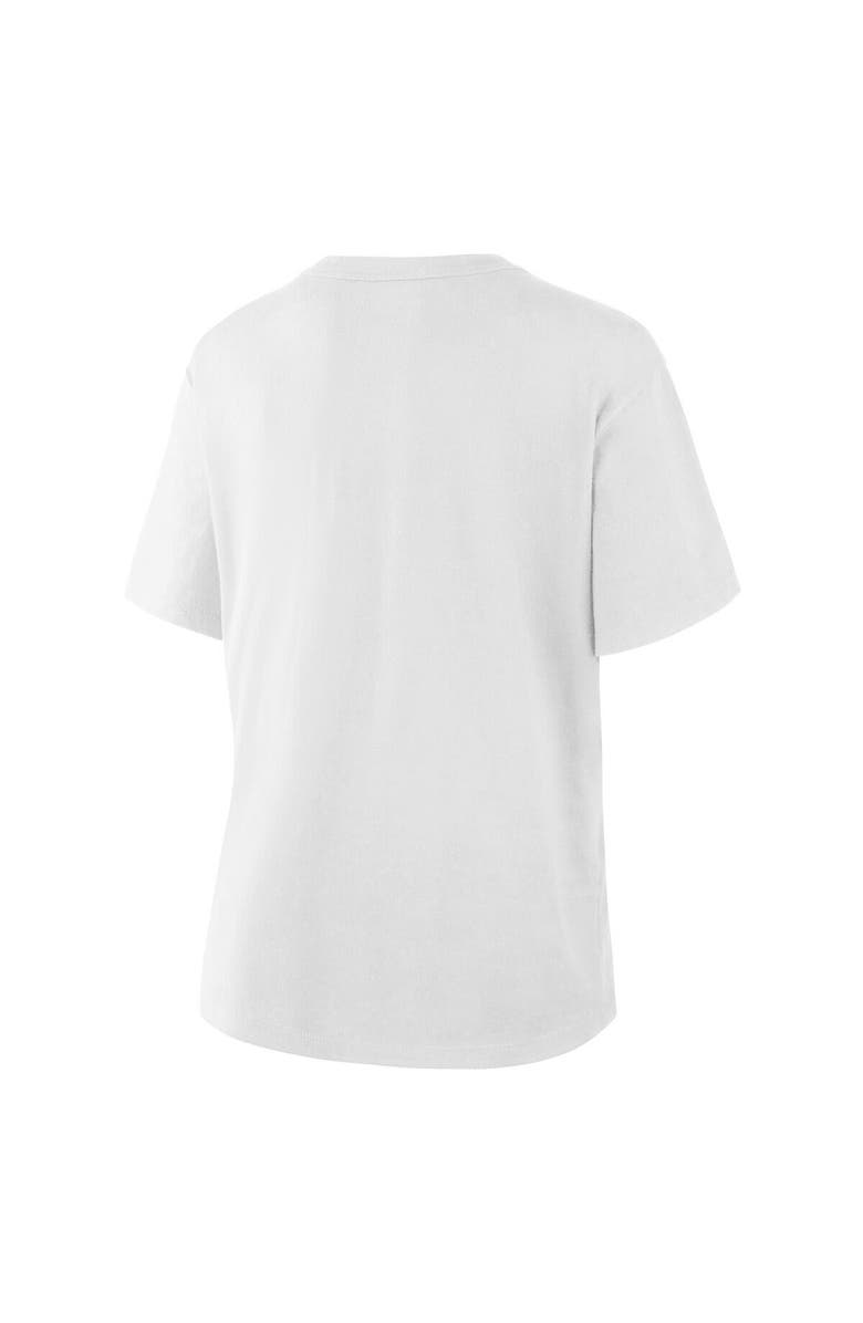 NFL Women's White Dallas Cowboys Coquette Bow and Boots T-Shirt, Alternate, color, 