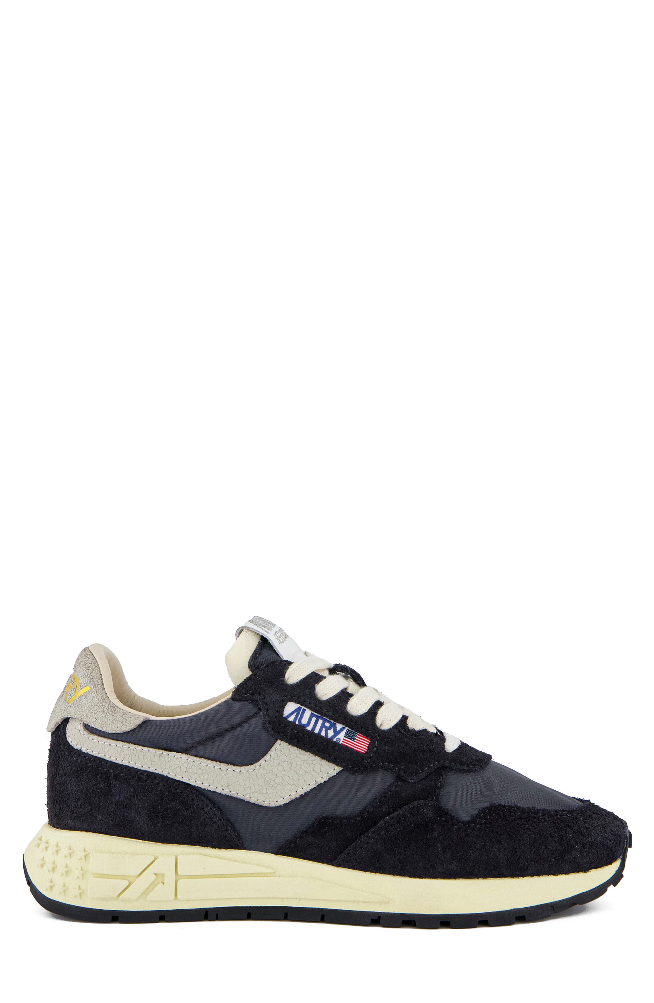 AUTRY Reelwind Low Sneaker, Alternate, color, Nylon/ Crack White/ Black