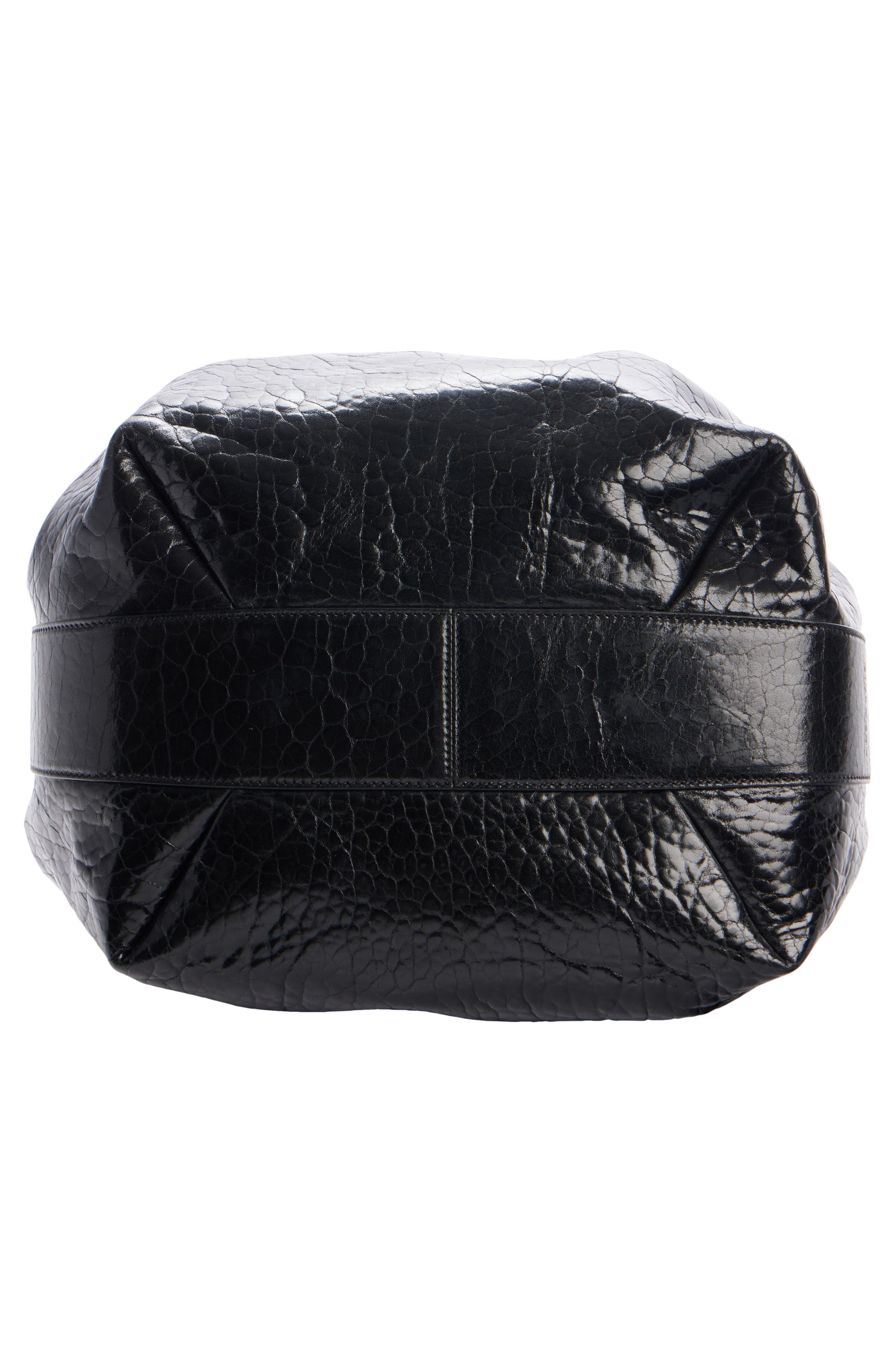 Givenchy Medium Pumpkin Drawstring Leather Bucket Bag, Alternate, color, 