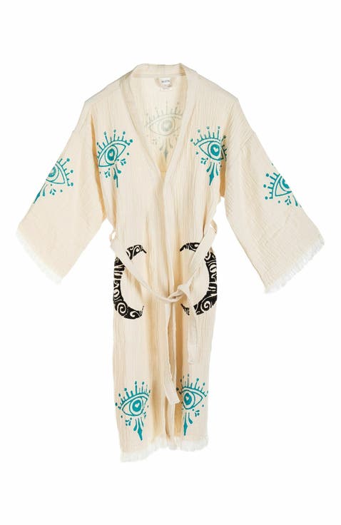 Maia - Moon Eye Handmade Cotton Kimono