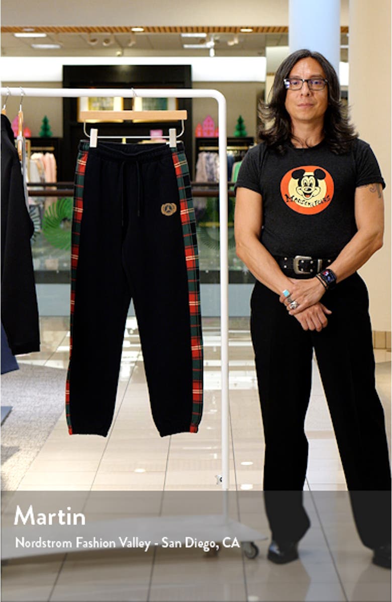 Brooklyn Plaid Fleece Sweatpants, sales video thumbnail