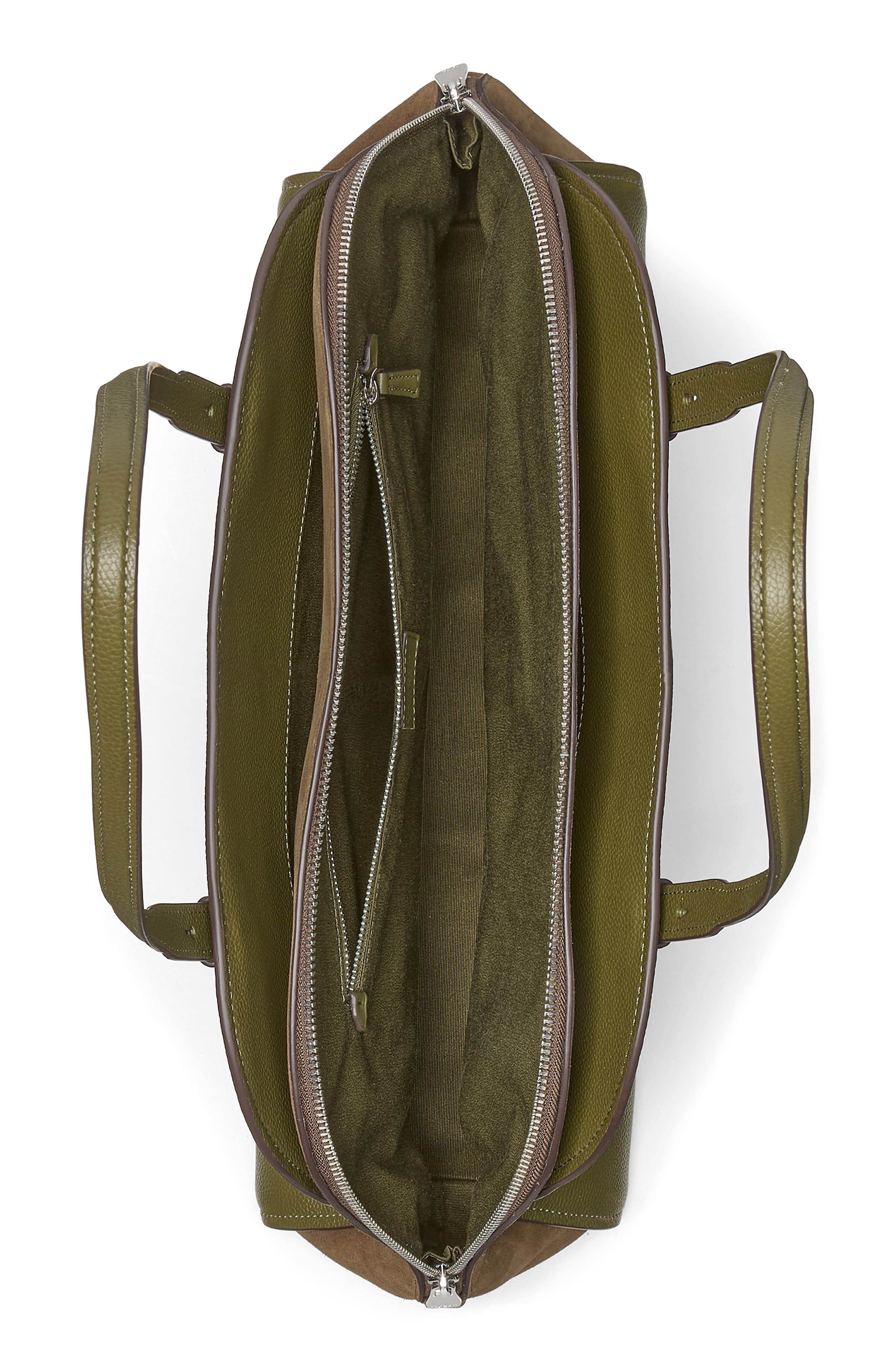 Kate Spade New York do it all pebble leather and suede carryall tote, Alternate, color, 