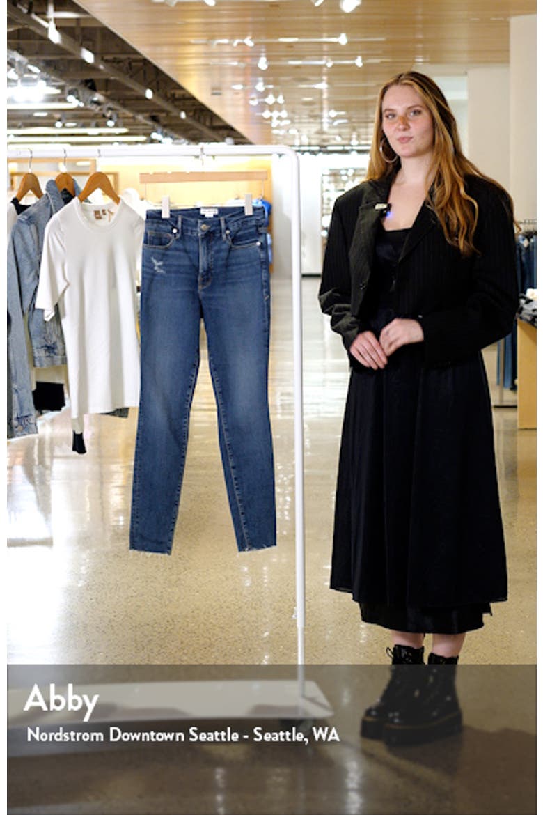 Good Legs Raw Hem Skinny Jeans video