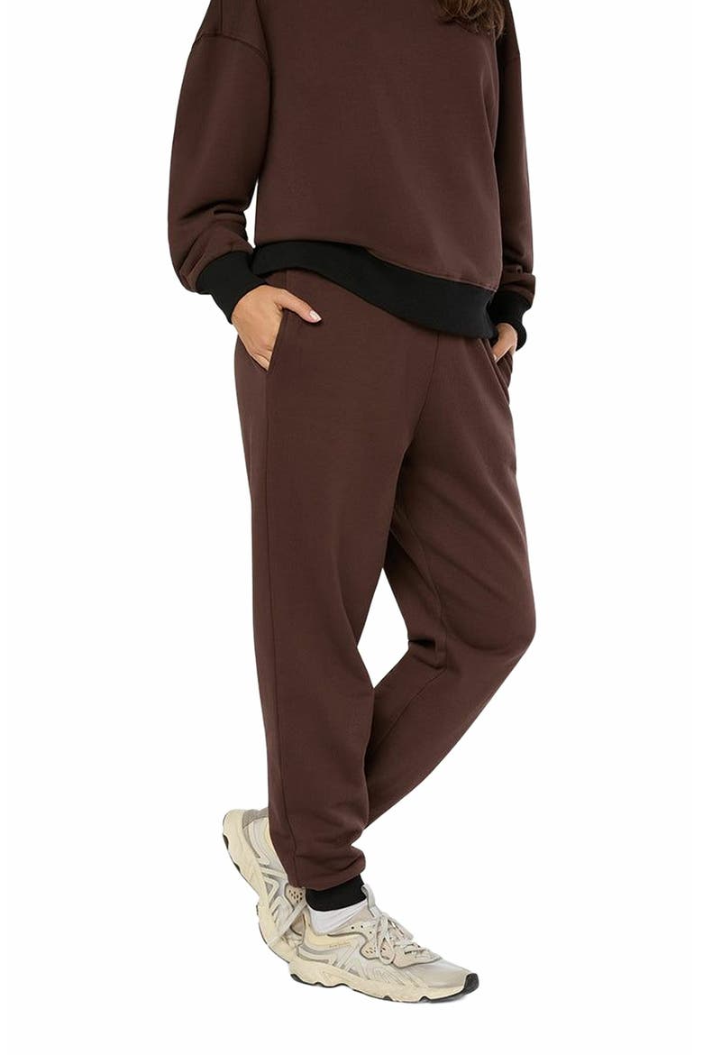Slim Leg Jogger, Main, color, BROWN/BLACK