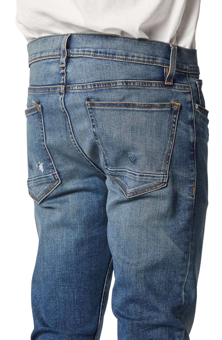 Hudson Jeans Axl Slim Fit Ripped Skinny Jeans, Alternate, color,