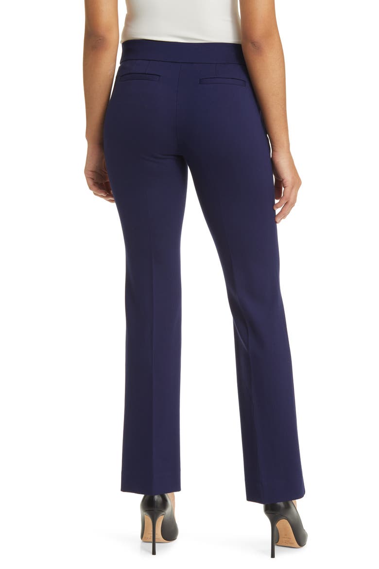 Anne Klein Womens Solid Viscose Dress Pants, Distant Mountain