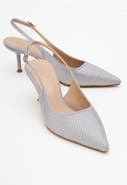 Prologue Shoes Novs Slingback Pointed Toe Pump